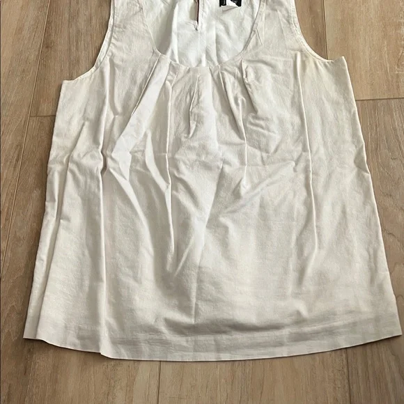 J. Crew Cream Sleeveless Tank Top - Picture 4 of 4